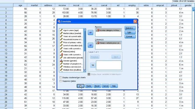 SPSS Tutorials: Cross Tabulation