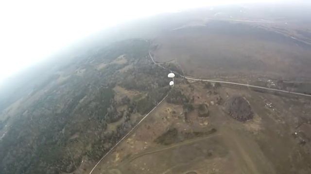 Прыжки с парашютом. Закрытие сезона 28.10.2012. смотреть онлайн