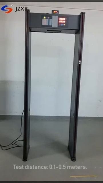 Two-in-one Human Body Temperature Measuring Door Walk Through Metal Detector смотреть онлайн