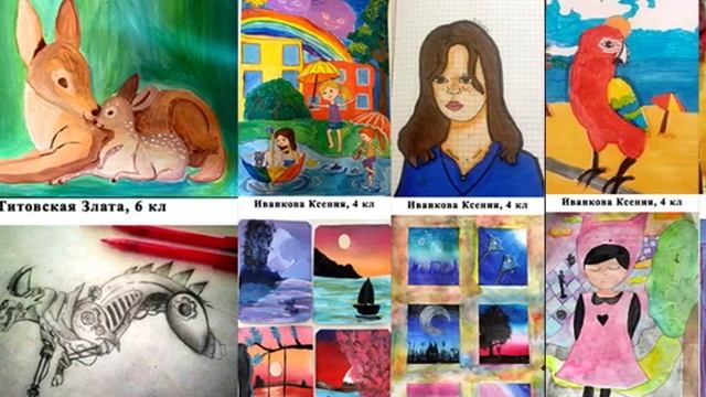 Отчетное видео изостудии *Акварелька* за 2019-2020 учебный год смотреть онлайн