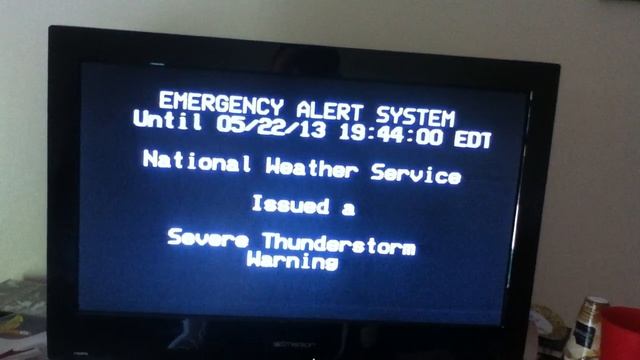 TV Severe Thunderstorm Warning (EAS #39) 5-22-13 смотреть онлайн