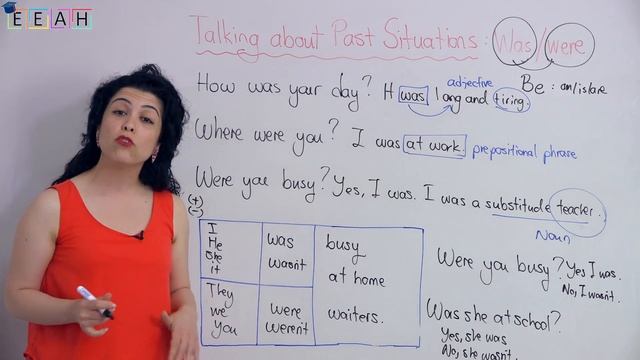 Elementary English #4: Was Were | Easy English at Home смотреть онлайн