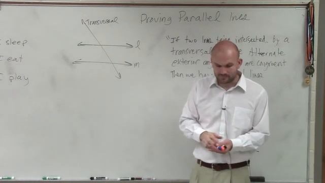 What is the Alternate Exterior Angle Converse Theorem смотреть онлайн