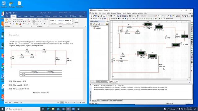 Resistor Network Simplification (Equations and Simulation) смотреть онлайн