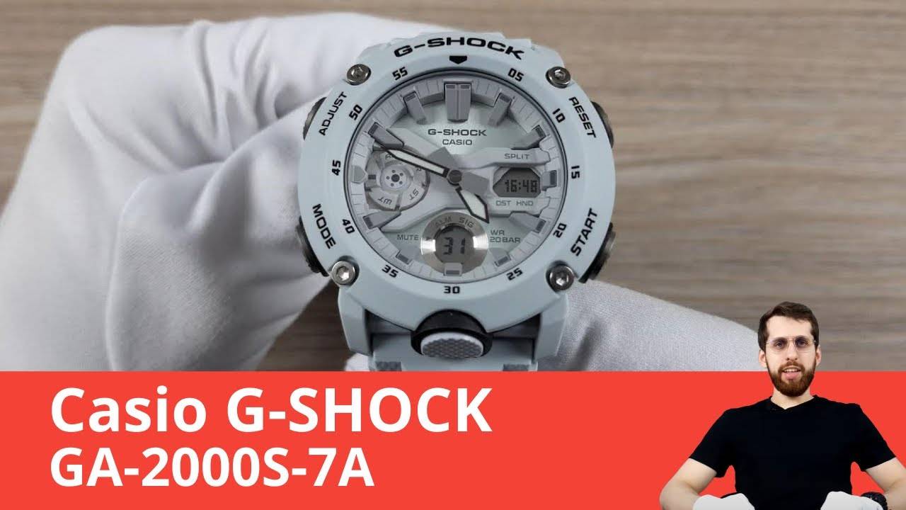 Обзор часов Casio G-SHOCK GA-2000S-7A