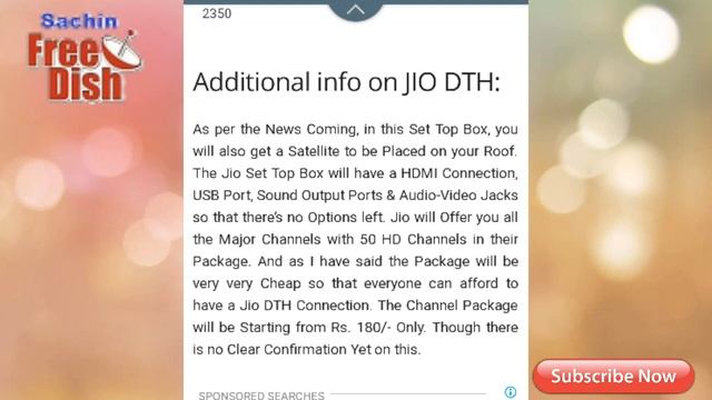 JIO DTH|jio Giga fibre india| official announce on 5julyदेखे 1000 से ज्यादा चैनल बिना Dish| смотреть онлайн