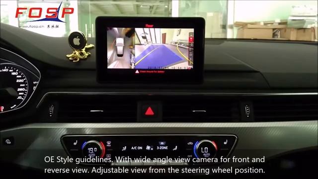 AUDI 3D HD Surround View System with OE Knob Control смотреть онлайн