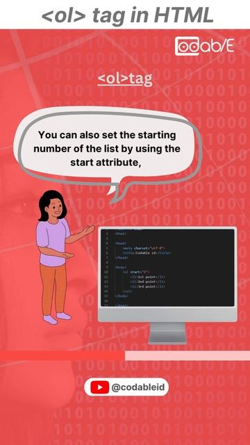 Ol Tag in HTML 🔥💻| Learn Coding only in 1min | Programming | #shorts #youtubeshorts #chatgpt #codin смотреть онлайн