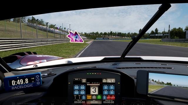 Brake points Hungaroring. Assetto Corsa Competizione - Ferrari 296 GT3 смотреть онлайн