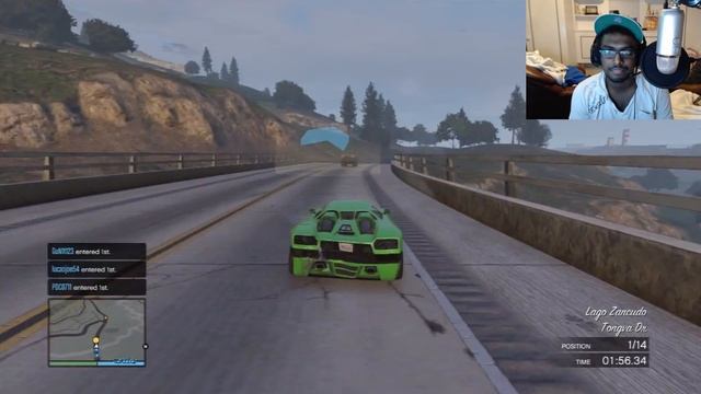 GTA V: BIGGEST CHOKE ON MULTIPLAYER RACING! смотреть онлайн