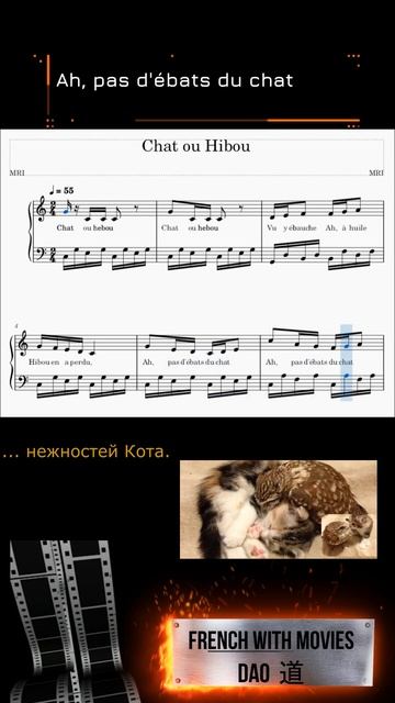 Chat ou Hibou? Scores Кот или Сова? Ноты #Shorts смотреть онлайн