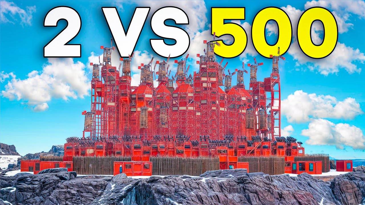 2 vs 500! ЖИЗНЬ между 5 КЛАНОВ привела К ИХ РАЗГРОМУ в РАСТ RUST смотреть онлайн