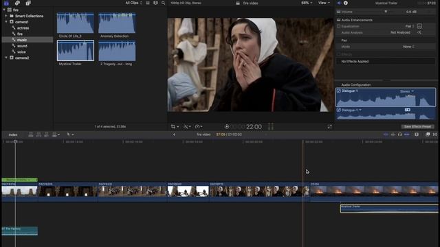 Как смонтировать крутой ролик в Final cut x смотреть онлайн