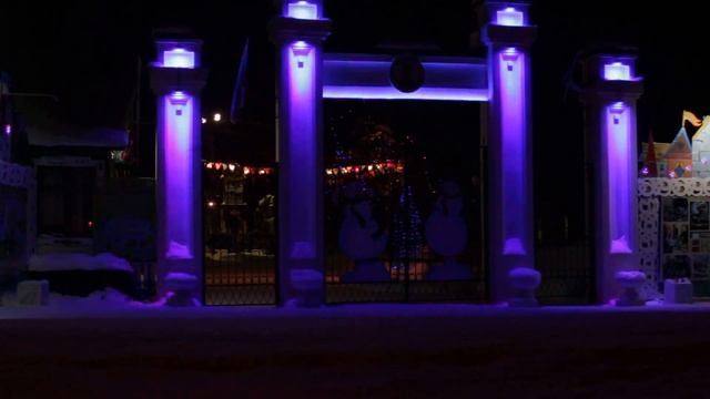 Пушкинский сад - архитектурная подсветка смотреть онлайн