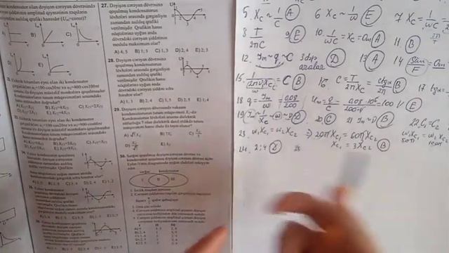 Dəyişən cərəyan dövrəsində kondensator | Fizika DİM test toplusu смотреть онлайн
