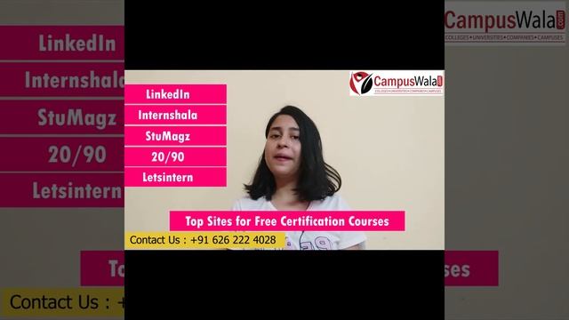 Top Sites for Free Certification Courses #shorts смотреть онлайн