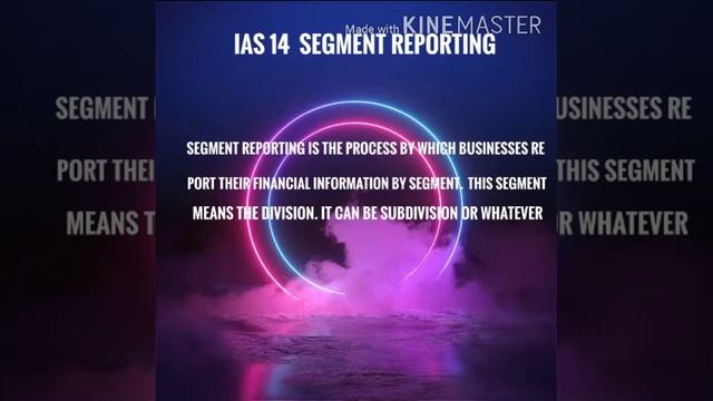 IAS 14 Segment Reporting смотреть онлайн