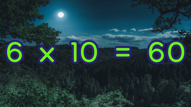MULTIPLICATION TABLE OF 6 - MEMORIZE WHILE LISTENING (10-MINUTE REPETITIVE RECITATION)