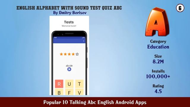 Popular 10 Talking Abc English Android Apps смотреть онлайн