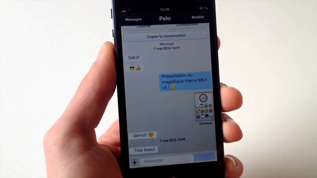 Meilleur thème iOS de 2013 #5 : Présentation de MIUI v5 - iPhone iPod touch смотреть онлайн