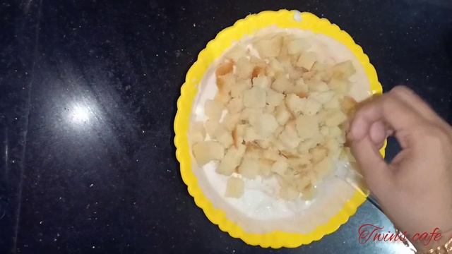 Easy creamy cake pudding ll vanilla cake pudding ll Twins cafe смотреть онлайн