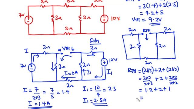 19a - Solved Examples On Thevenin's Theorem #knust
