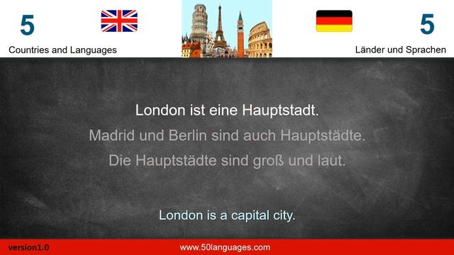 50 Languages English German for beginners 005 смотреть онлайн
