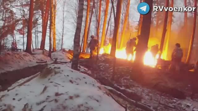 Штурм опорного пункта ВСУ.