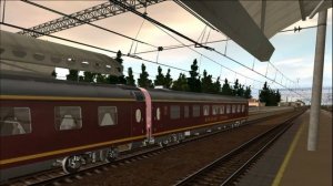 Прибытие поезда «Красная стрела» на Ленинградский вокзал | Trainz 12
