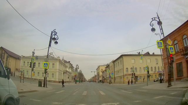 Движение на автомобиле по Тюмени до аграрного университета и на Киевскую смотреть онлайн
