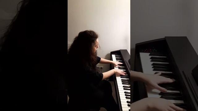 Урок игры на фортепиано. Педагог - Татьяна Кердеварь. смотреть онлайн