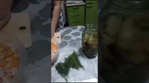 Крабовый постный салат.