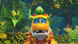 Команда Дино 35 серия Паразауролоф   динозавр, издающий звуки Мультфильм для детей