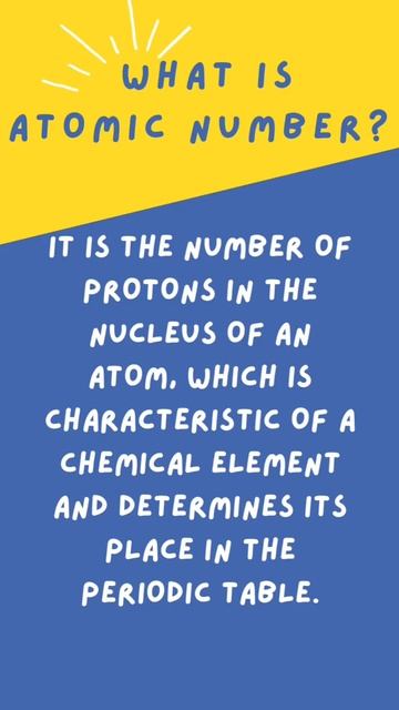 What Is Atomic Number? | Bite Sized Chemistry | Adel Amer #shorts #chemistry #ASOOC