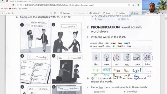 English File, Elementary, Workbook, 1A