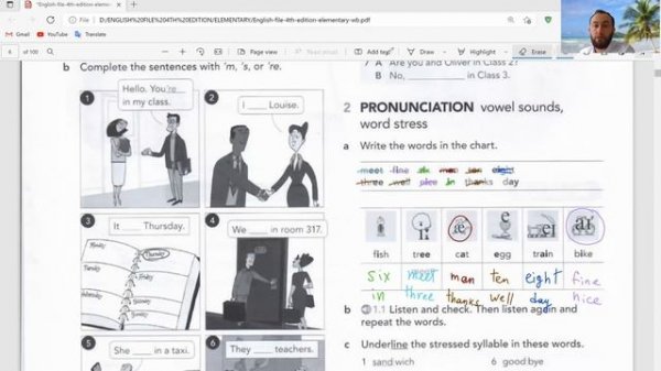 English File, Elementary, Workbook, 1A