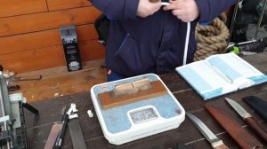 Тест ножа  сталь PGK. Евгений Литвин. Рез каната.