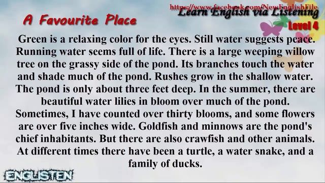 Unit 83 Favourite Place | Learn English via Listening Level 4 смотреть онлайн