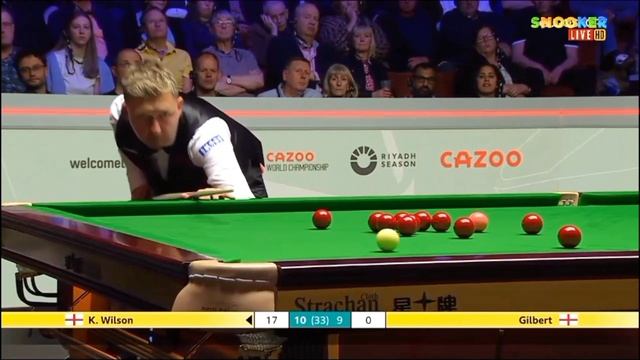 David Gilbert Vs Kyren Wilson World Snooker Championship 2024 Semi-final Highlights