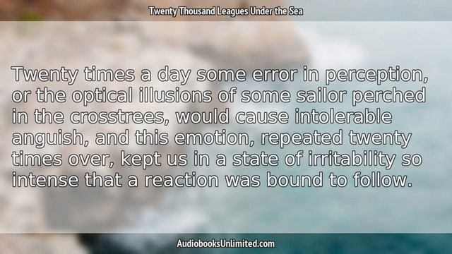 Twenty Thousand Leagues Under the Sea Audiobook Chapter 5 смотреть онлайн