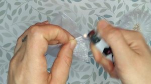 Бантики из органзы.