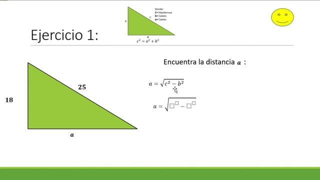 EJERCICIO 1 L TEOREMA DE PITÁGORAS L FÁCIL DE APRENDER L