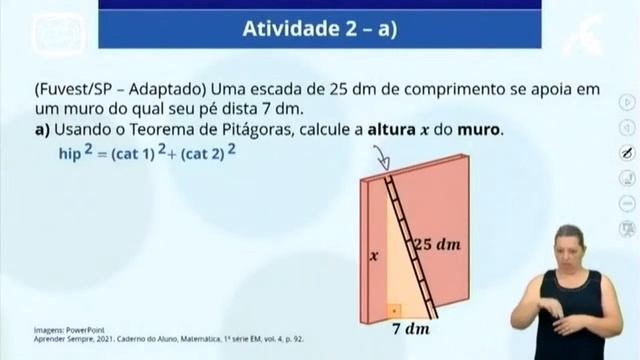 29/12/21 - 1ª Série EM - Matemática - Aplicações Do Teorema De Pitágoras