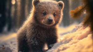 Медвежонок в берлоге: Краткий рассказ для детей на русском языке