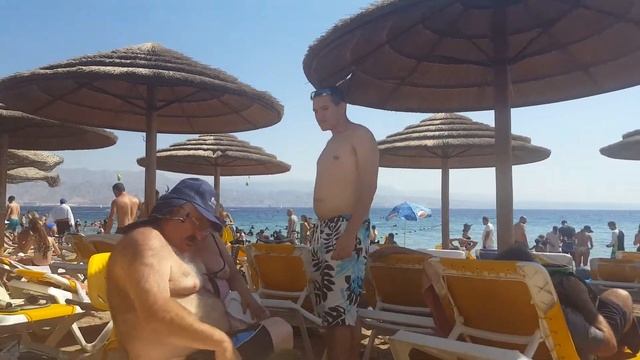 Isrotel Yam Suf 4* пляж отеля Израиль, Южный округ, Эйлат смотреть онлайн