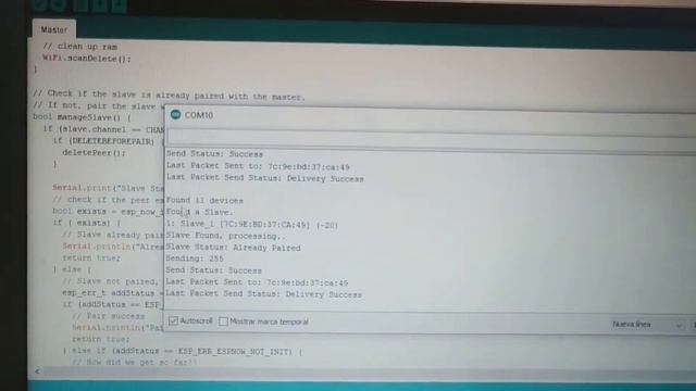 ESP32 espnow смотреть онлайн