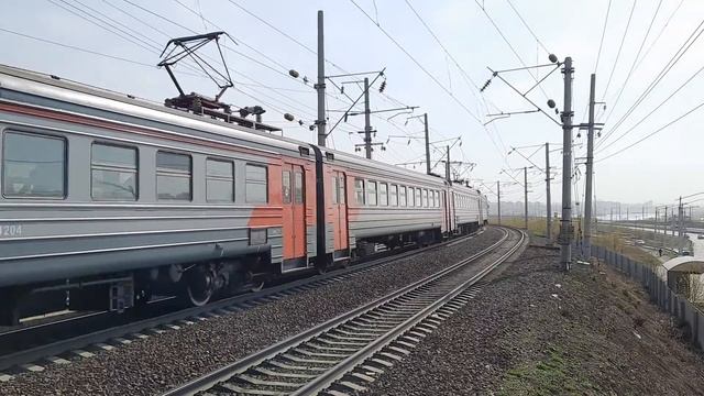 ЭД9М-0235 9 вагонов Ирк. Сорт - Слюдянка смотреть онлайн