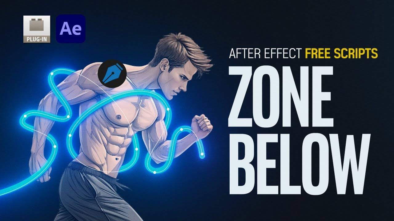 Создание анимации с помощью расширения Zone Below для After Effects смотреть онлайн