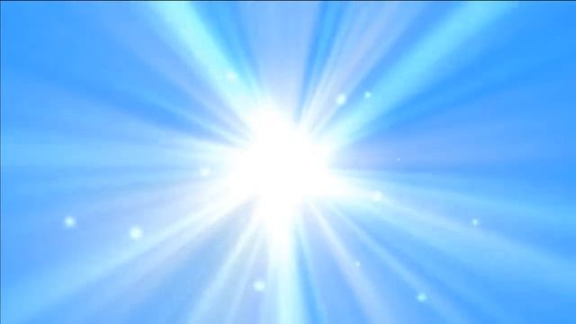 Shining Light on blue sky with paricles Лучи света Футаж видео смотреть онлайн