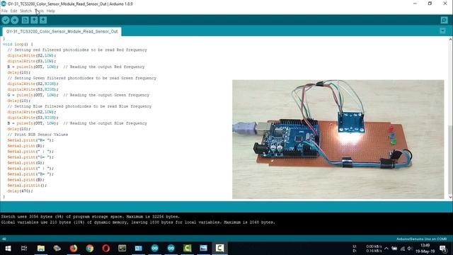 Arduino | GY-31 TCS3200 Color Sensor Module with Arduino смотреть онлайн